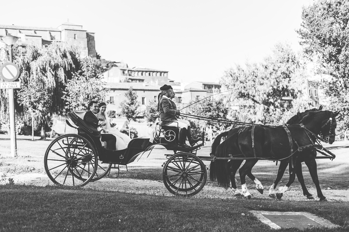 Una novia a caballo