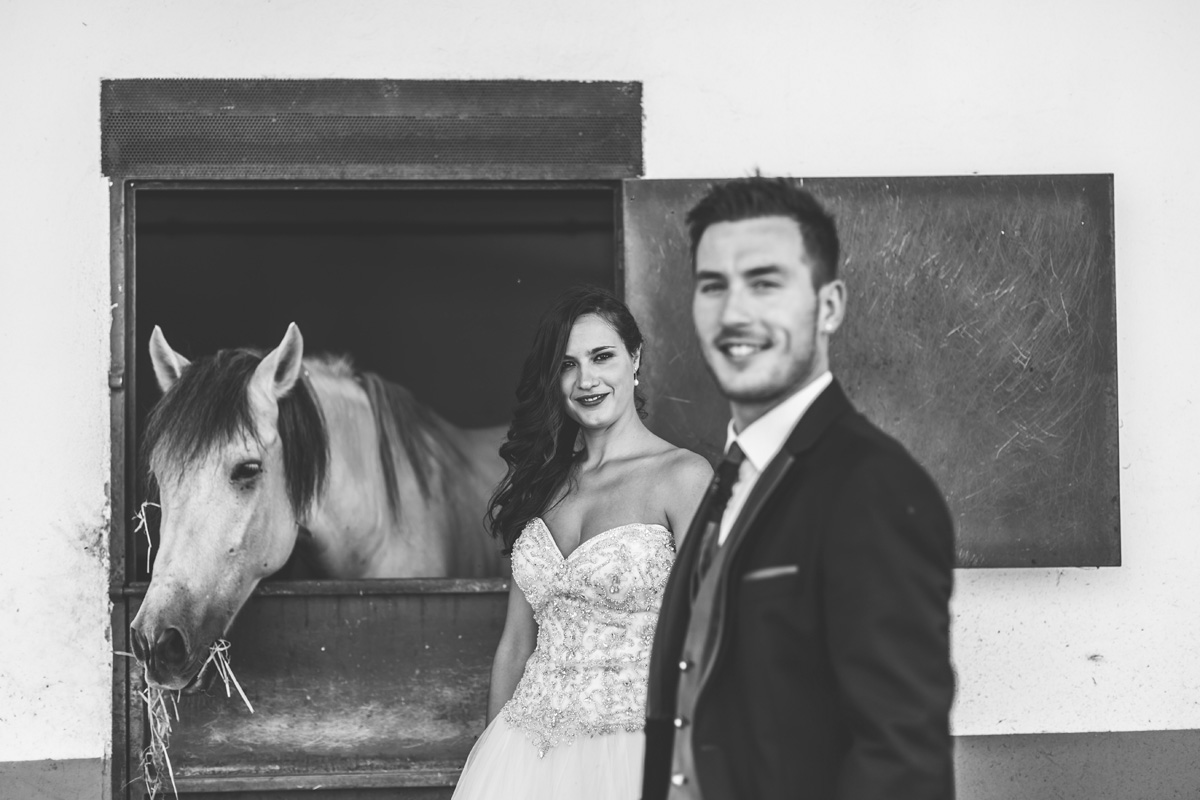 Una novia a caballo