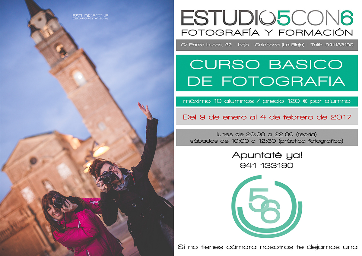 Curso básico de fotografía en enero de 2017