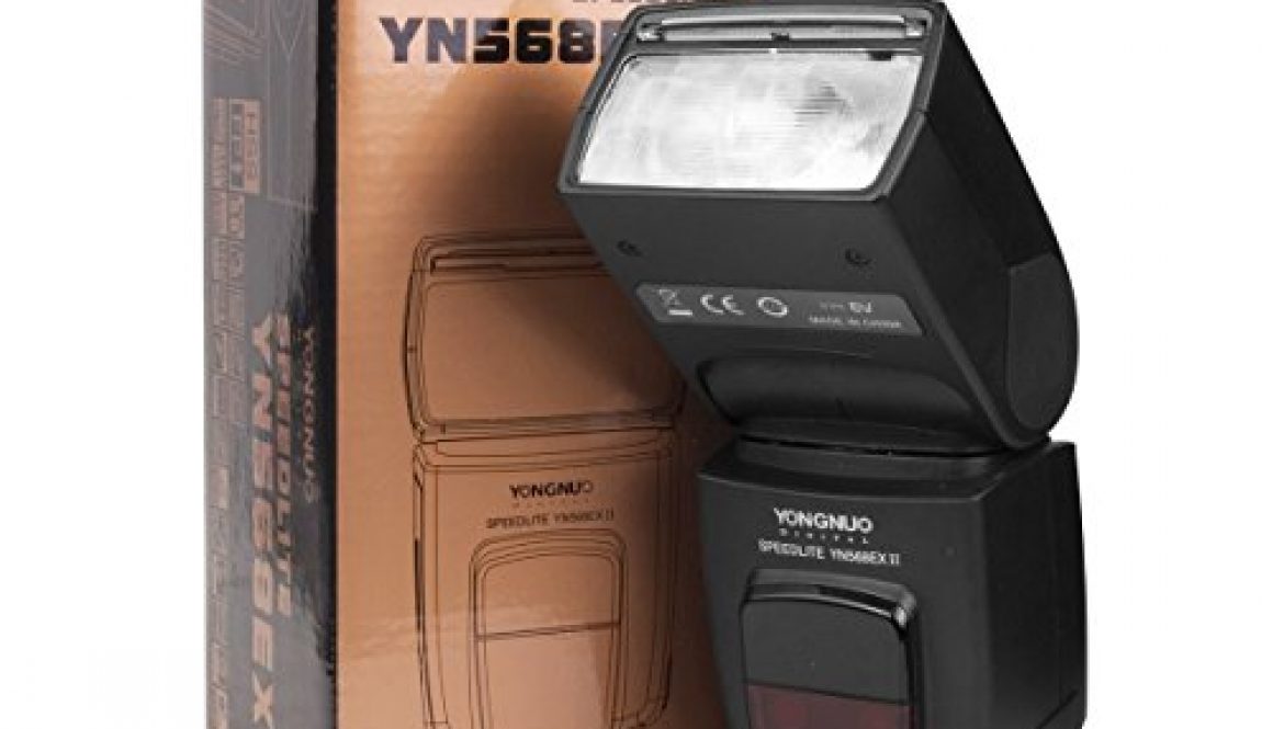 Yongnuo YN-568EX II – Flash con brazo para Speedlite Canon 5D 7D 60D 50D LF246, negro