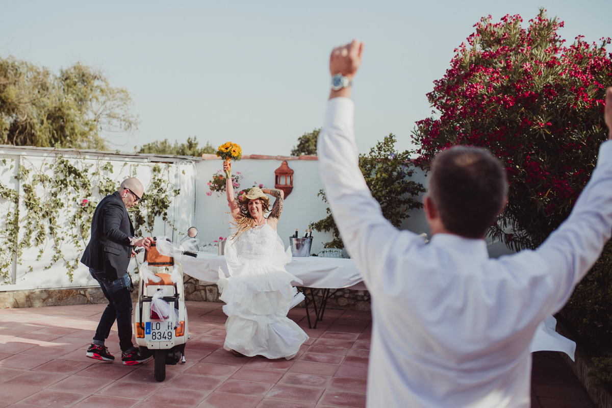 JESÚS Y LAURA, UNA BODA DE ALTURA