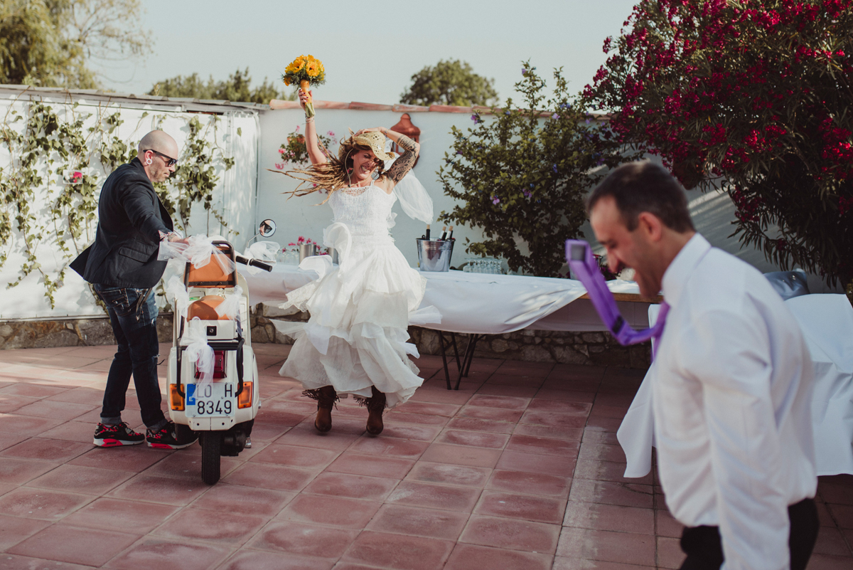 JESÚS Y LAURA, UNA BODA DE ALTURA