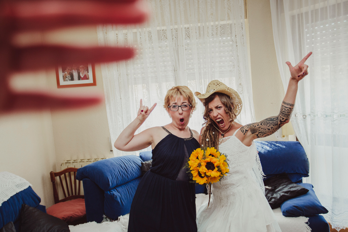 JESÚS Y LAURA, UNA BODA DE ALTURA