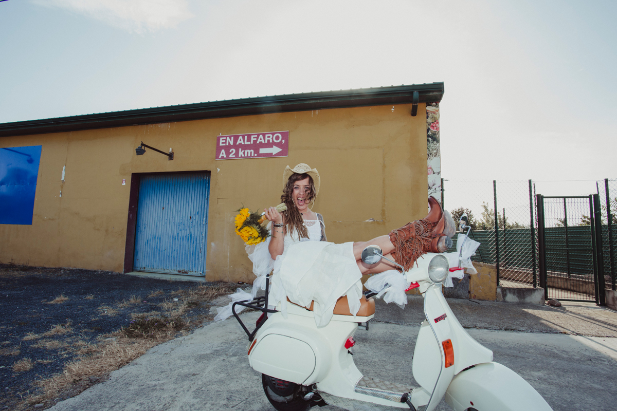 JESÚS Y LAURA, UNA BODA DE ALTURA