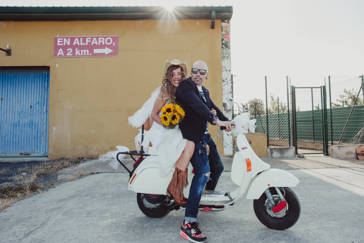 JESÚS Y LAURA, UNA BODA DE ALTURA