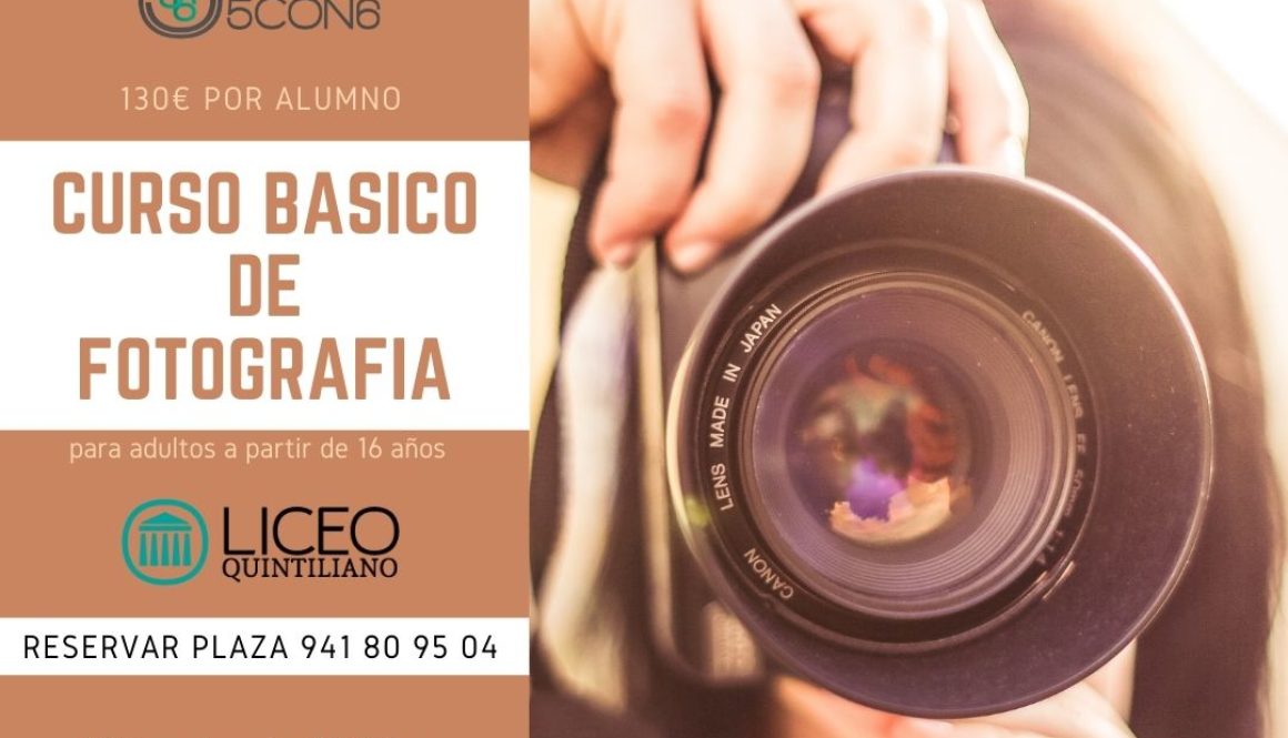 CURSO BÁSICO DE FOTOGRAFÍA