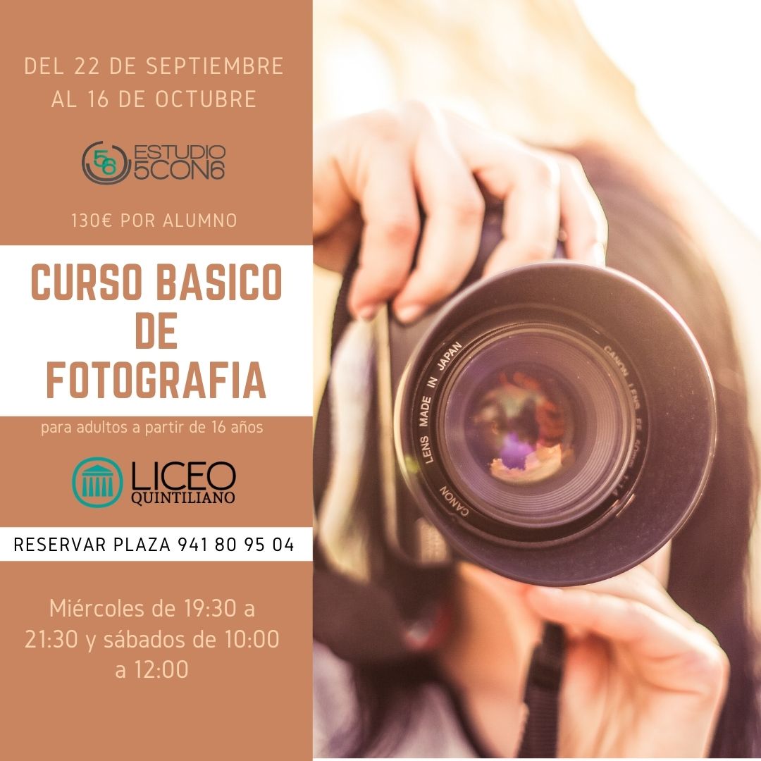 CURSO BÁSICO DE FOTOGRAFÍA